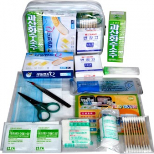 투명 사각 구급함 B