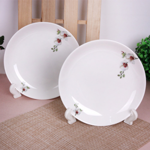 [접시세트] 호접란 원형 접시 2P - 대 (8인치)