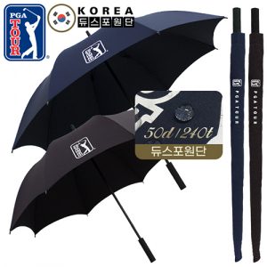 PGA 70 수동 듀스포 슬라이드 우산 초코