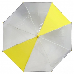 투명 우산 반사띠 우산 어린이 우산 안전 우산 노란 우산