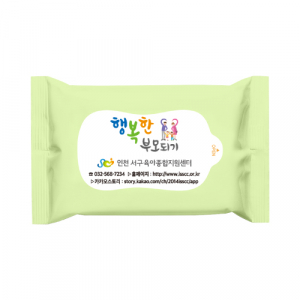 10매 그린 무광 물티슈