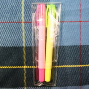 뉴칼라 고체 형광펜 2P 세트