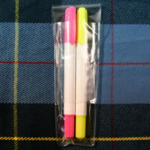 뉴백색고체 형광펜 2P 세트