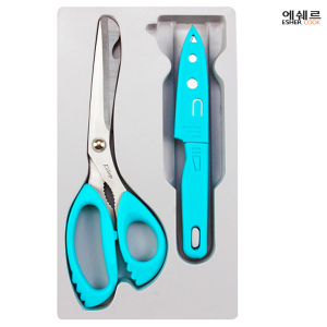 에쉐르 주방가위 + 과도 2P 세트