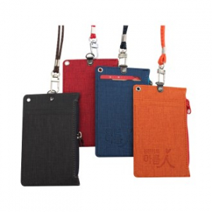 자가드 목걸이 카드지갑 (1801) // 국산