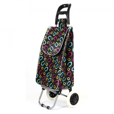 [시장가방] 블랙 C C 쇼핑 캐리어 ( 500개 이상만 제작 가능) #2