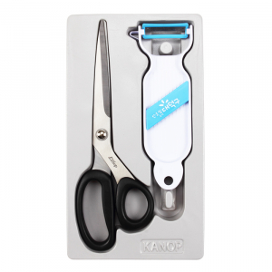 에쉐르 주방 조리도구 2종세트 고급 주방가위, 야채칼