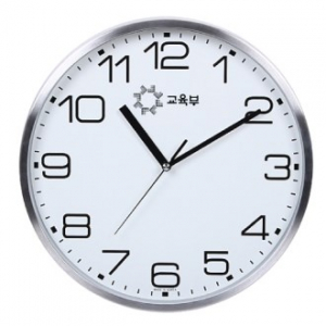 슬림 알류미늄 벽시계