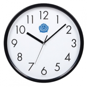 슬림 원형 벽시계