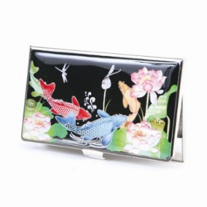 자개 명함케이스 연꽃잉어