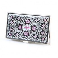 아름누리 꽃무늬 패턴 명함케이스