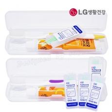 LG미세모+페리오+치간 오리지널 칫솔 치약 세트