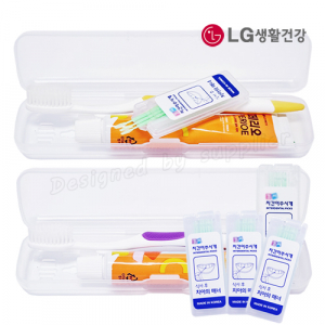 LG미세모+페리오+치간 오리지널 칫솔 치약 세트