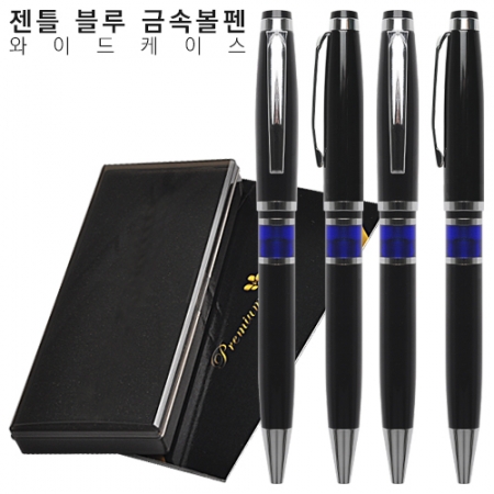 젠틀 블루 금속볼펜 와이드케이스 #2