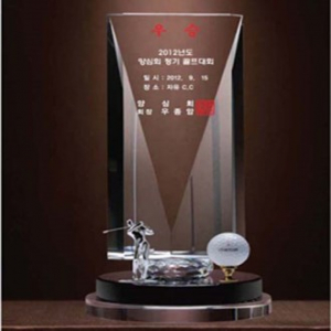 상패. 크리스탈 트로피. 골프트로피