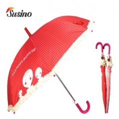 SUSINO 아동장53*8 자동해피페이스레이스 우산