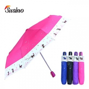 SUSINO 3단55*8 완자별밤고양이우산
