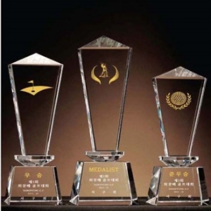 상패. 크리스탈 트로피. 골프트로피