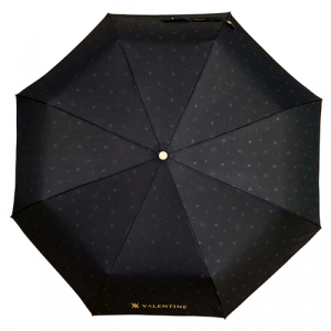 발렌타인 3단 55x8 완전자동 폰지 로고패턴 우산