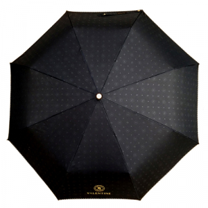 발렌타인 3단 55x8 완전자동 엠보 체크 바이어스 우산