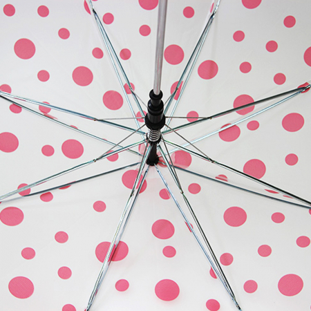 발렌타인 포에 장 53x8자동 반투명 땡땡이 #5