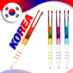 코리아링 3색 볼펜 // (독일잉크, 초초저점도), (국산)