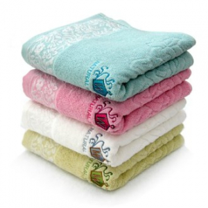 로얄 장미 타올 1매 40x80cm