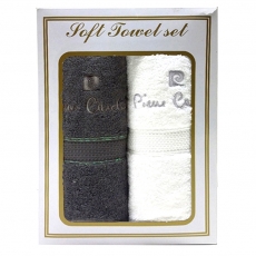 PC 피에르가르뎅 코마사 타올 40수 2P 타올세트