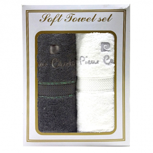 PC 피에르가르뎅 코마사 타올 40수 2P 타올세트