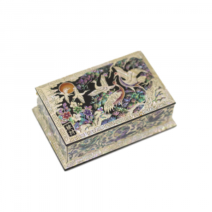 자개 명함함 (자동 송학 자수 명함함)