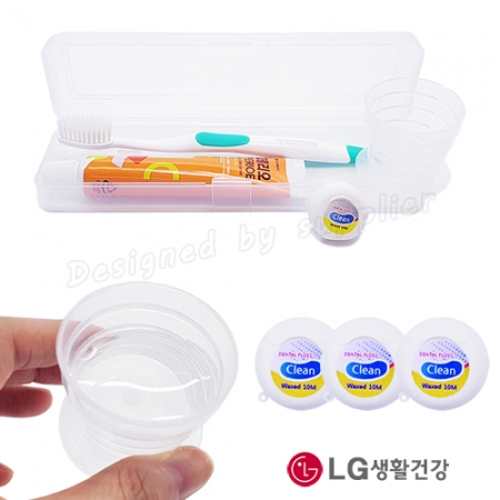 칫솔 치약세트 (컵 + 엘지 칫솔 + 페리오 + 치실) #2