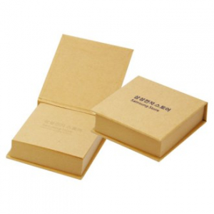 크라프트 양장 점착 메모 (소) 200매 [1도]