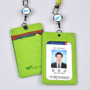 투톤 릴 목걸이 카드지갑, 사원증 케이스