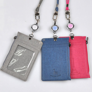 [카드지갑] 지퍼릴 목걸이 카드지갑