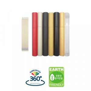 신문지 지우개 연필 5본입 세트