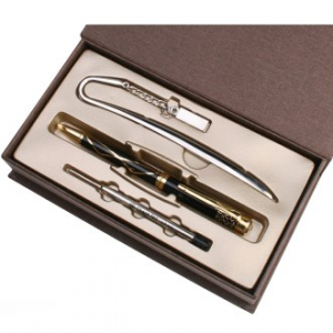 한글펜+북마크 (금장)