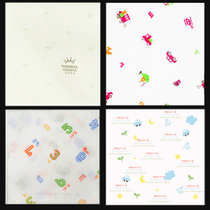 무형광 가제 손수건 제작손수건 // 5도 인쇄 포함 단가