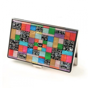 [명함지갑] 자개 명함케이스 (훈민조각보2)