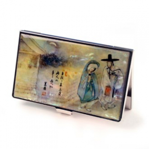 [명함지갑] 자개 명함케이스 (월하정인)