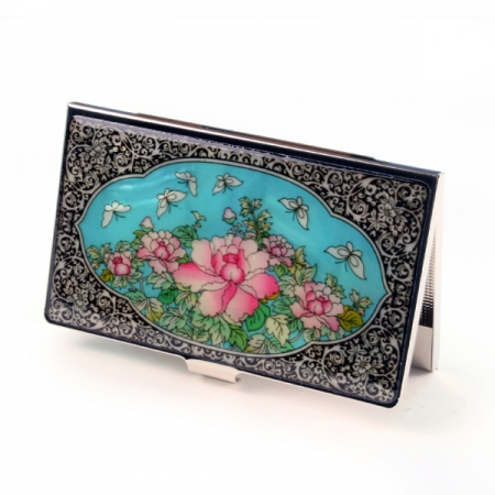 명함지갑 자개 명함케이스 목단꽃 #2