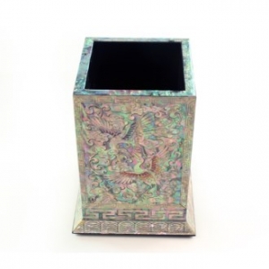 나전칠기 보석함 이조 사각 학 펜꽂이