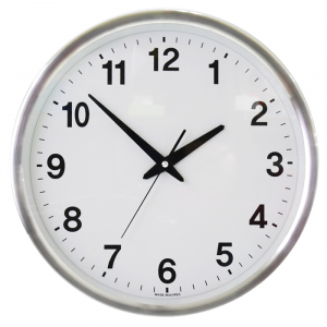 벽시계 370 - 알루미늄- 무소음