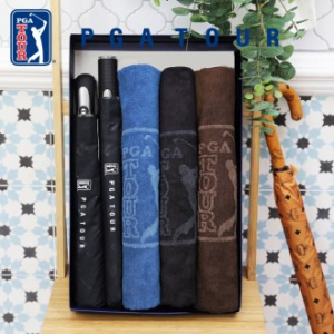 PGA 2단 자동 엠보+2단 엠보 완전자동 +죽사 타올 3p 세트