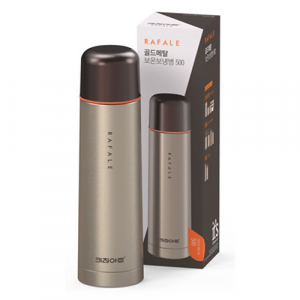 키친아트 골드 메탈 보온병 500ml