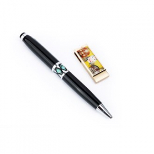 USB자개 볼펜2종 세트 하회탈 8G