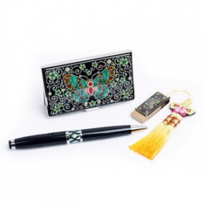 자개 USB 3종 세트 당초나비 8G