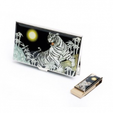 자개 USB 2종 세트 백호 8G