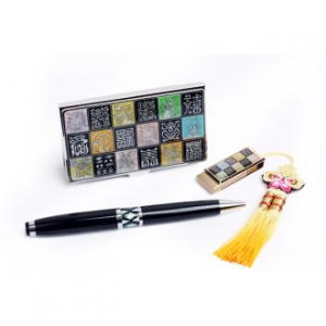 자개 USB 3종 세트 사군자수복문 8G