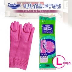 태화 고무장갑 대형 꽃밴