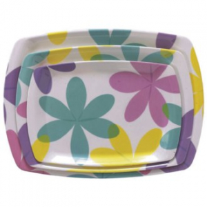 쟁반,멜라민쟁반,훼미리코스모스 3P세트,메라민